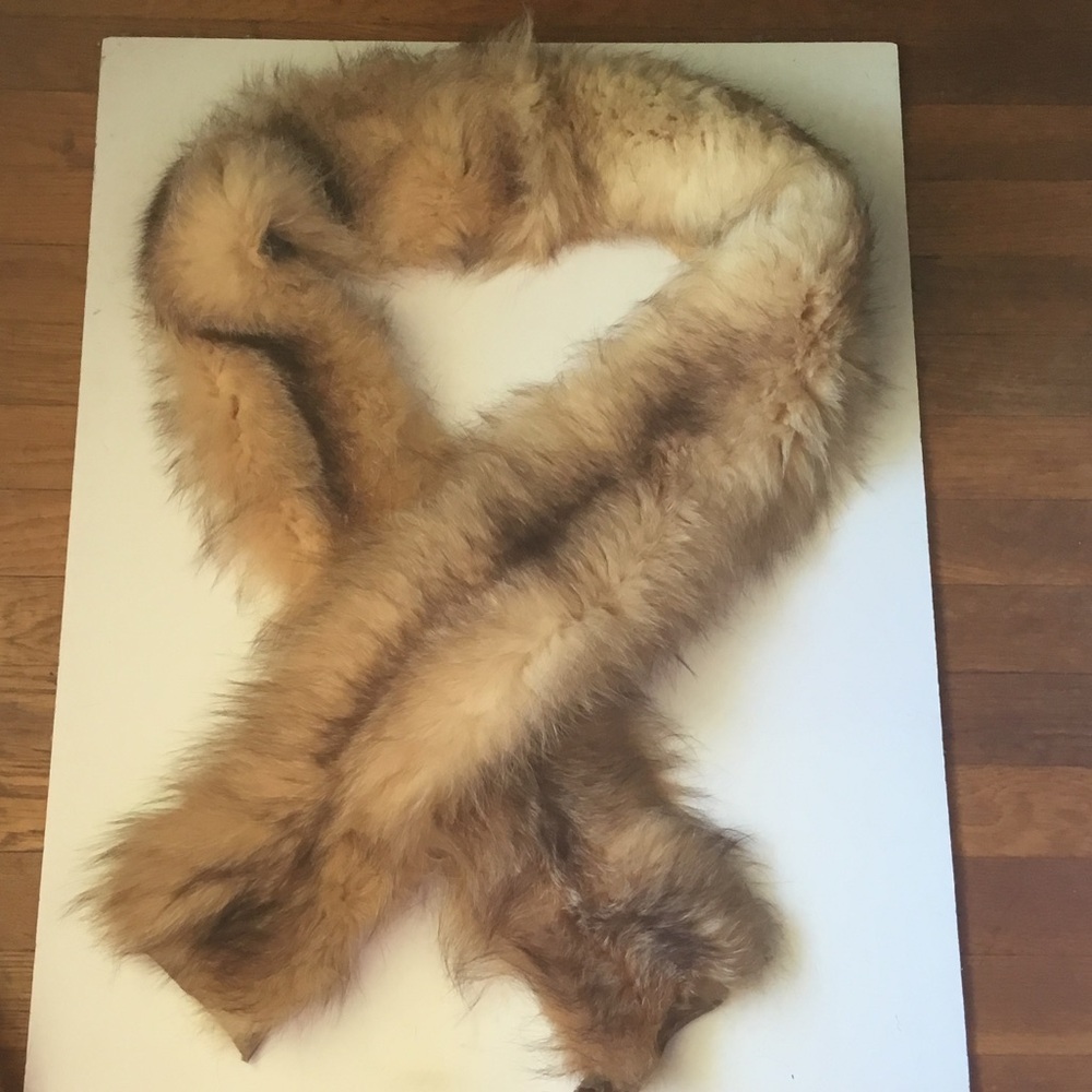 Genuine Fur Collar and Matching Cuffs